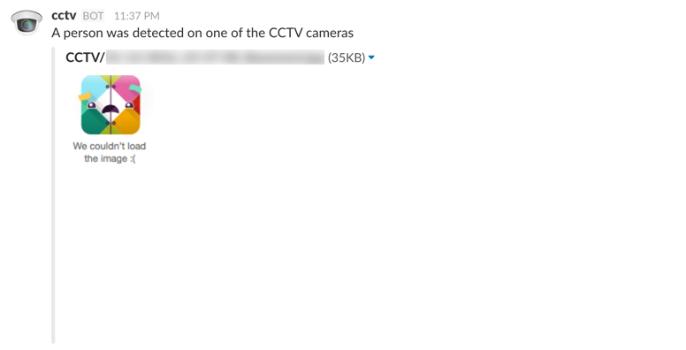 Missing image in Slack client