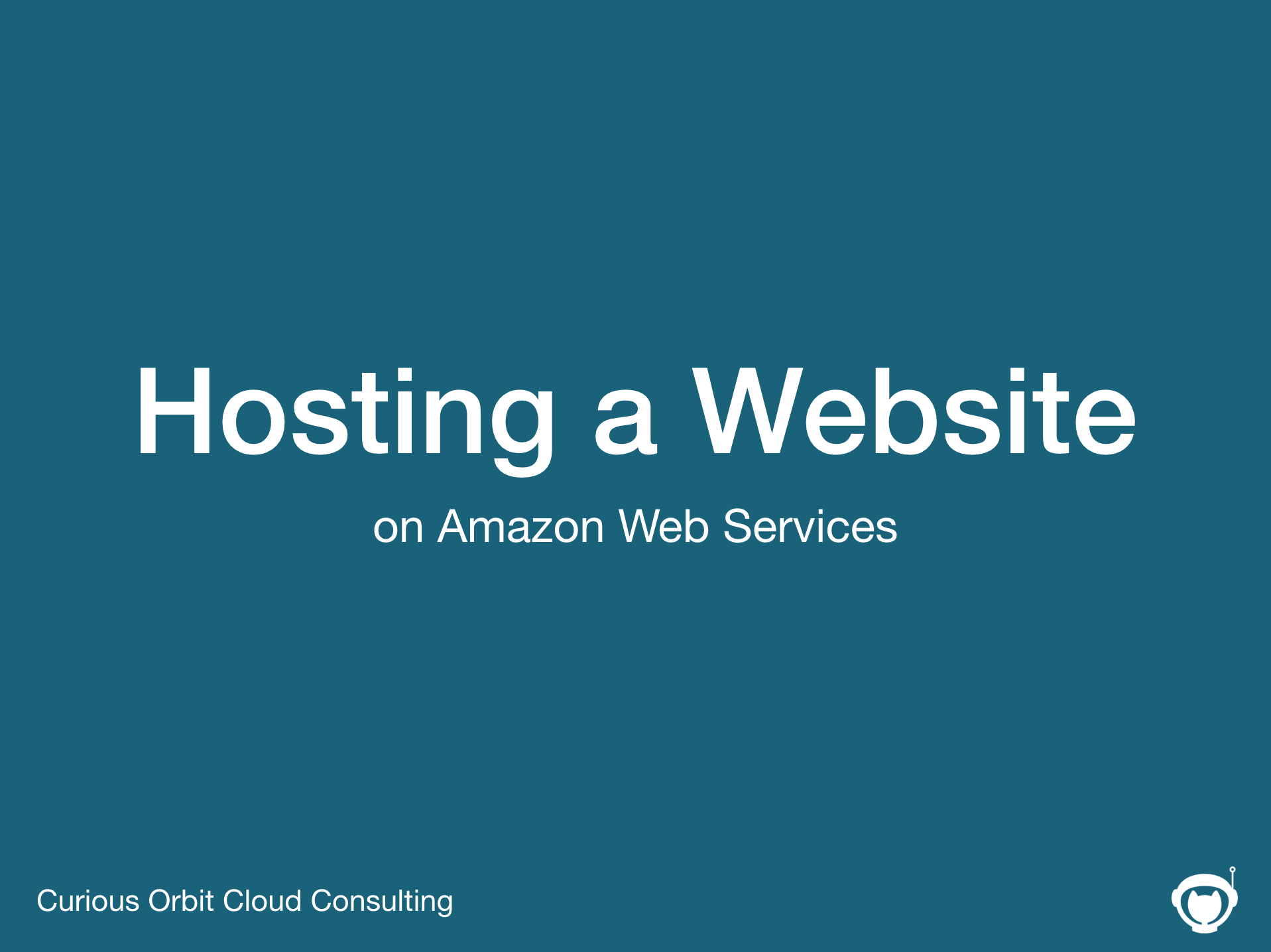 Running Your Website on AWS